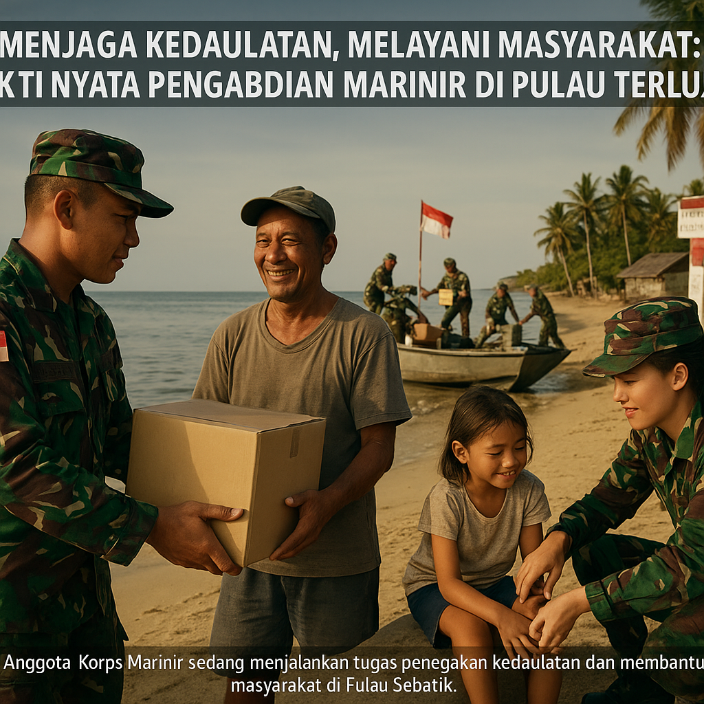 MENJAGA KEDAULATAN, MELAYANI MASYARAKAT: BUKTI NYATA PENGABDIAN MARINIR DI PULAU TERLUAR