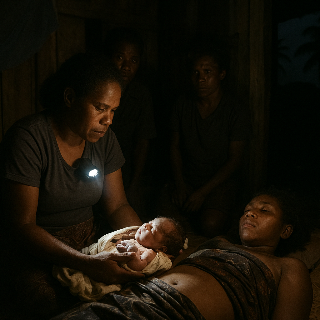 Kisah Bidan Desa di Perbatasan Papua: Menolong Kelahiran di Bawah Penerangan Senter