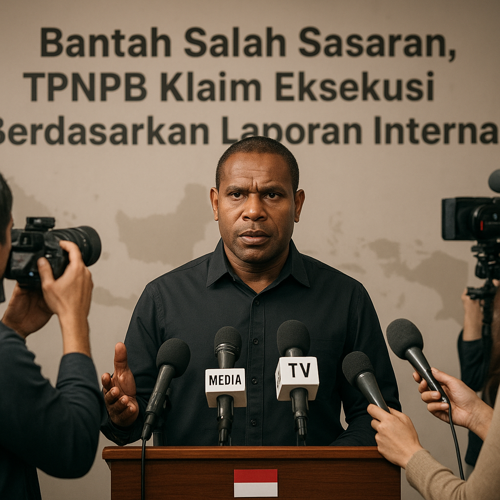 Bantah Salah Sasaran, TPNPB Klaim Eksekusi Berdasarkan Laporan Internal