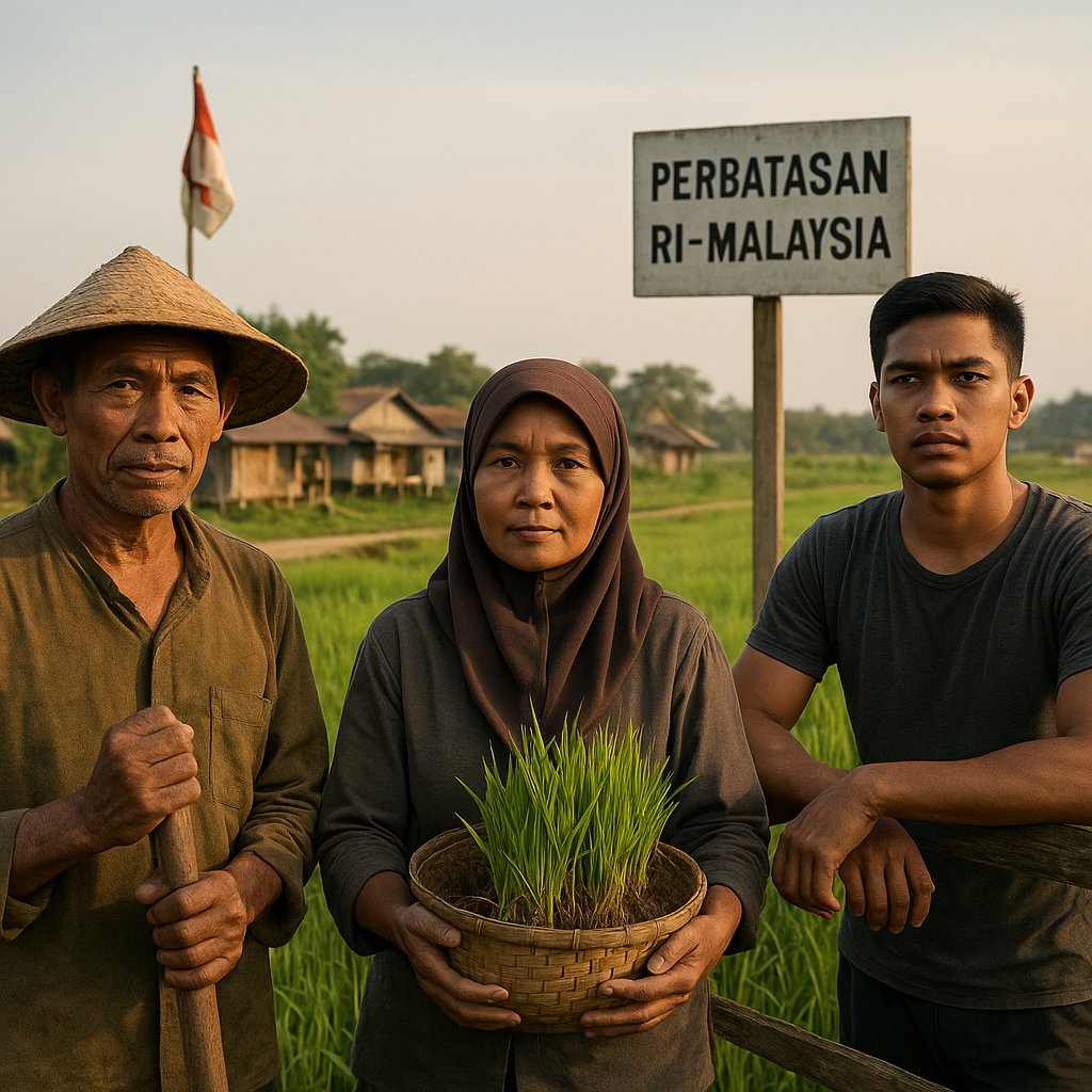 Pertanian dan Merdeka di Perbatasan RI-Malaysia, Kisah Petani Kapulungan di Kalimantan Barat