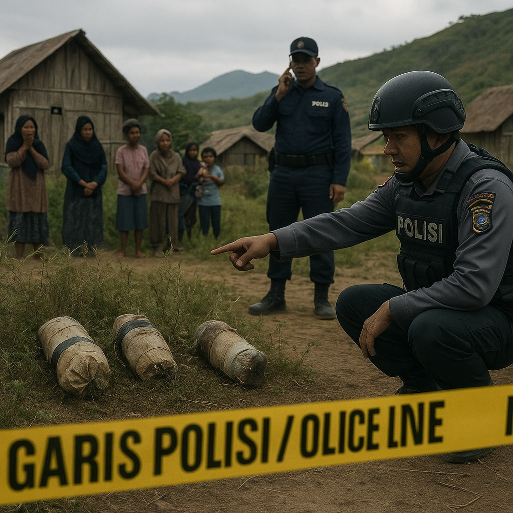 5 Bom Rakitan Ditemukan Pasca-konflik 2 Desa di Flores Timur