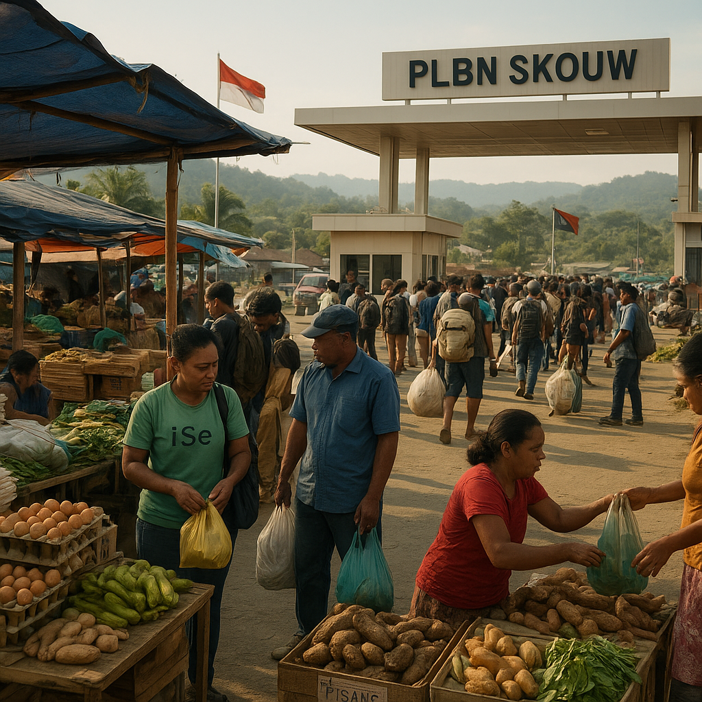 Mengintip Aktivitas di PLBN Skouw, Pintu Gerbang RI-PNG yang Semakin Ramai
