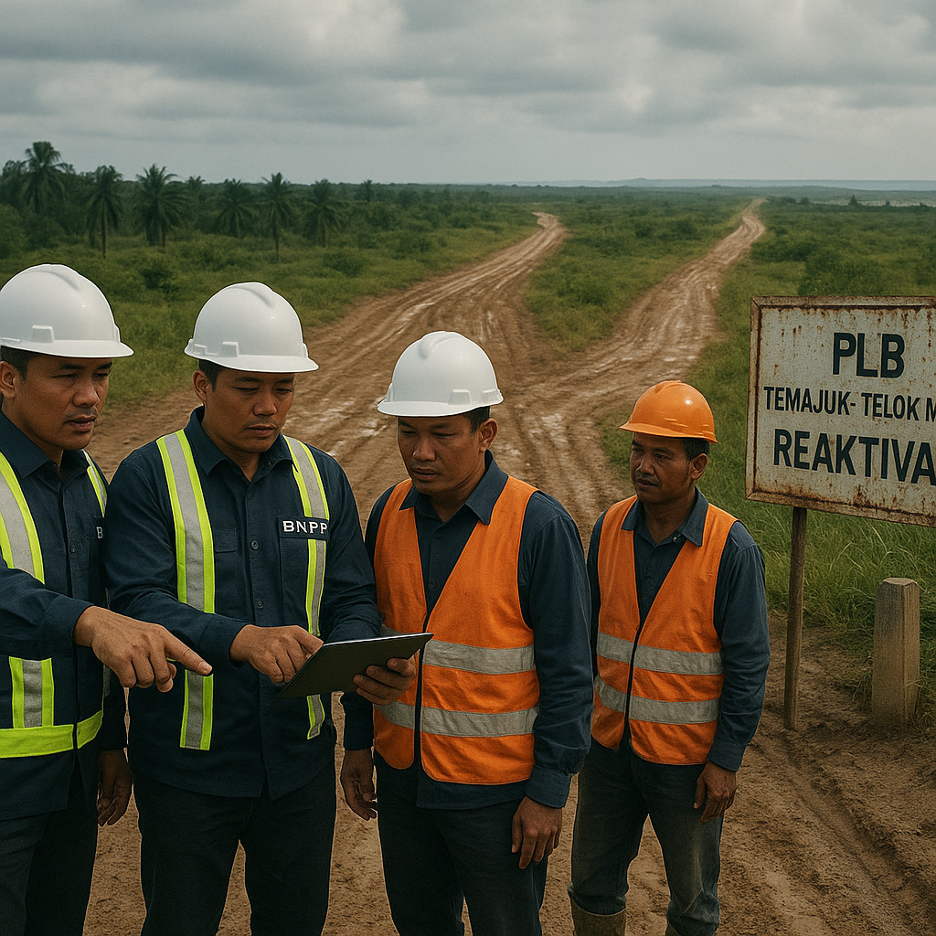 BNPP Siapkan Reaktivasi PLB Temajuk–Telok Melano, RI-Malaysia Makin Terhubung