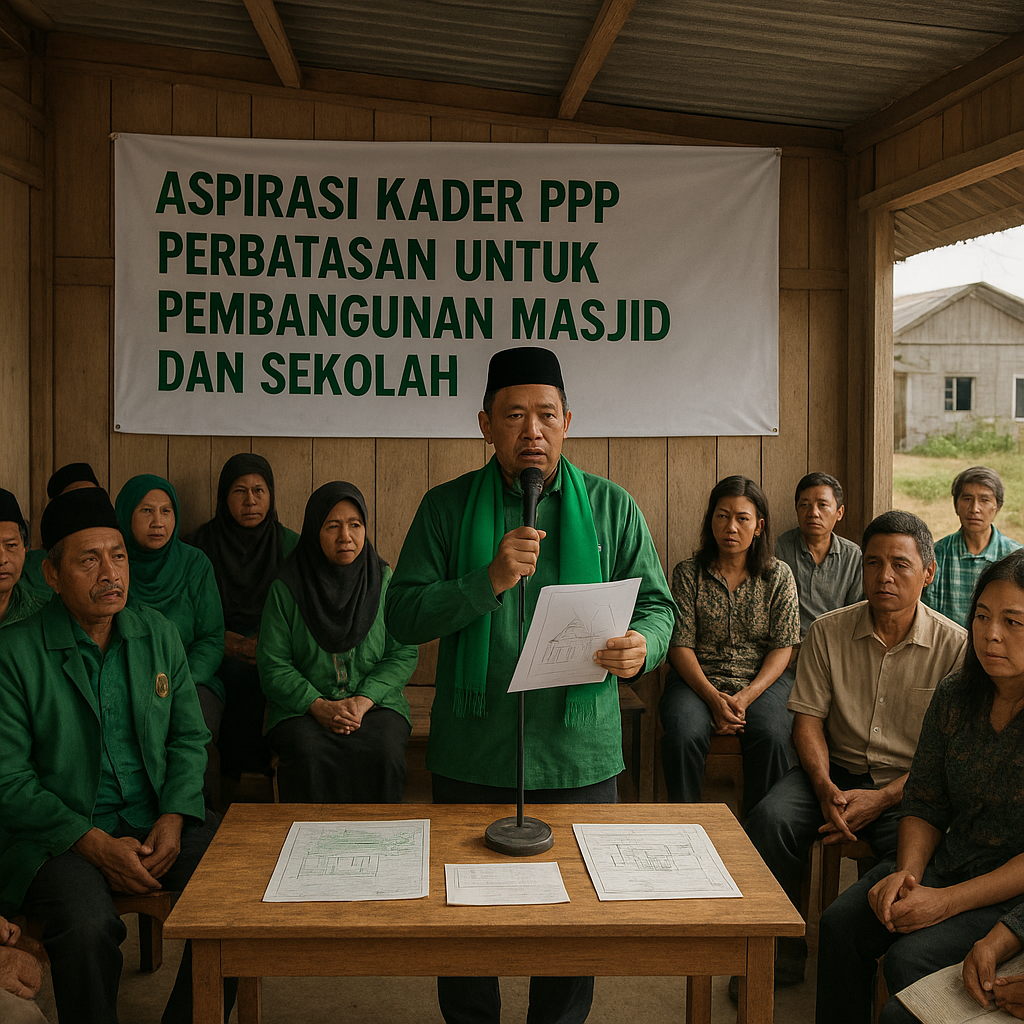 Aspirasi Kader PPP Perbatasan untuk Pembangunan Masjid dan Sekolah