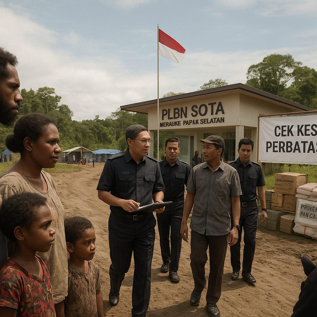 Dewan Pertahanan Turun ke Garis Terdepan: Cek Kesiapan Perbatasan dan Proyek Pangan di Papua Selatan