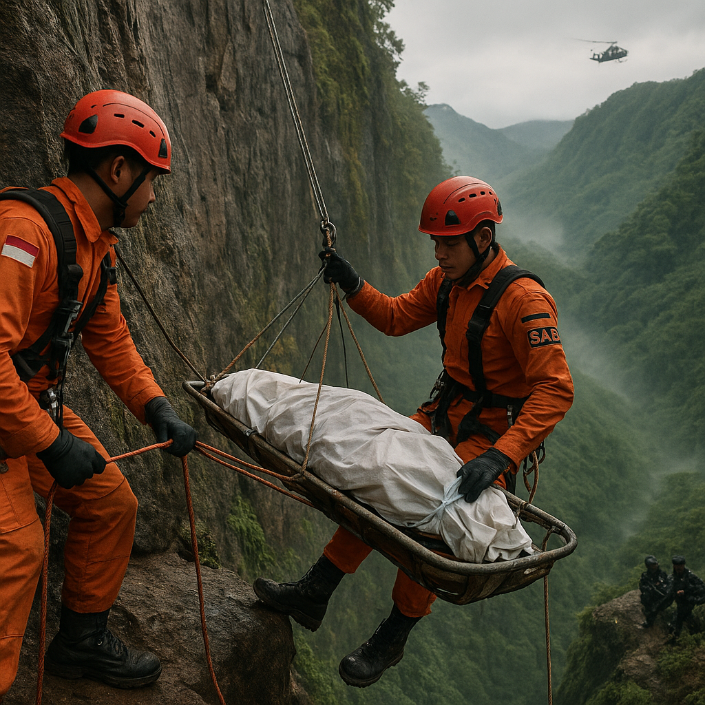 Evakuasi Korban di Yahukimo Pakai Teknik Rappelling, Medan Ekstrem dan Ancaman Senjata