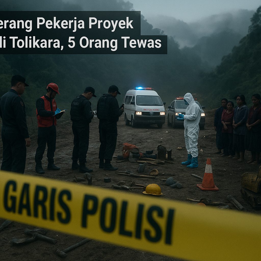 KKB Serang Pekerja Proyek Jalan di Tolikara, 5 Orang Tewas