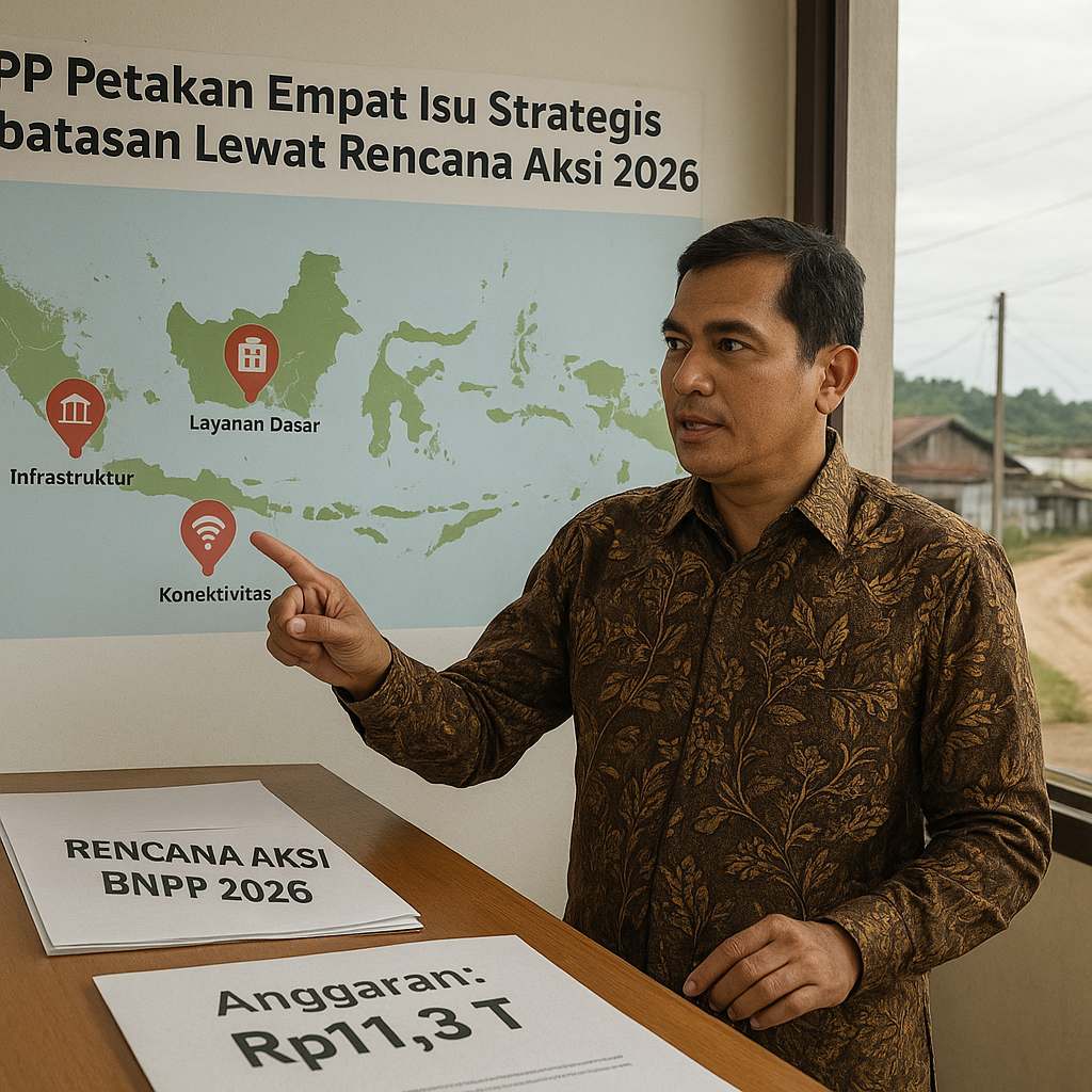 BNPP Petakan Empat Isu Strategis Perbatasan Lewat Rencana Aksi 2026