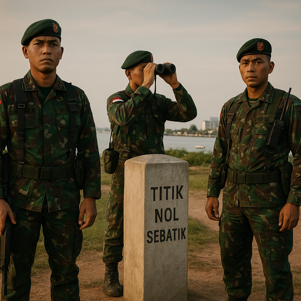 Prajurit Perbatasan: Berjaga di Titik Nol Sebatik