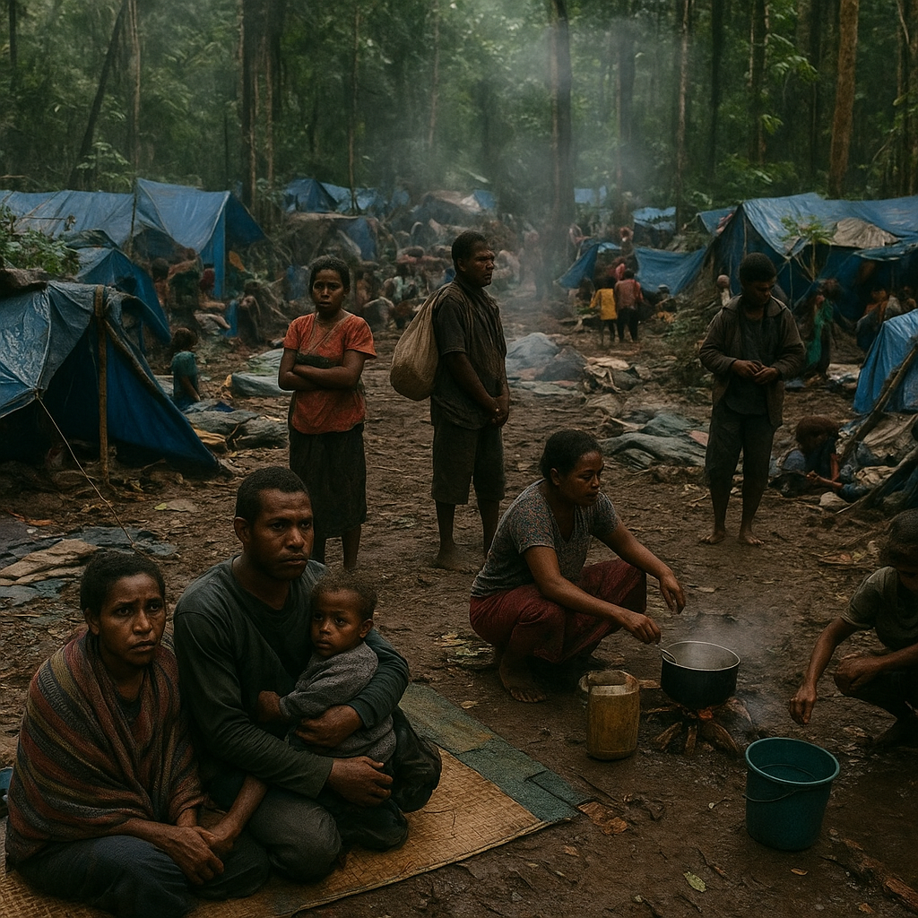 Operasi Militer di Yahukimo: Ratusan Warga Terpaksa Mengungsi ke Tengah Hutan