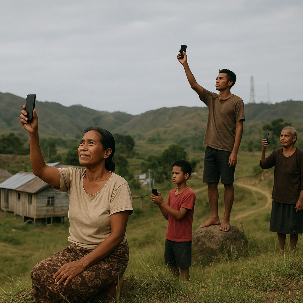 Warga Perbatasan NTT Keluhkan Jaringan Telepon yang Masih 'Titik-Titik'