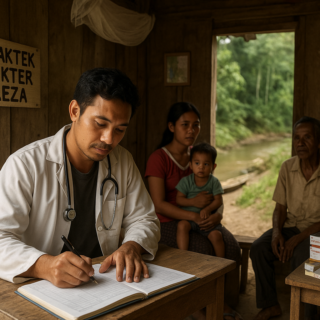 Kisah Dokter Peduli yang Tinggal dan Buka Praktek di Ujung Perbatasan Malinau
