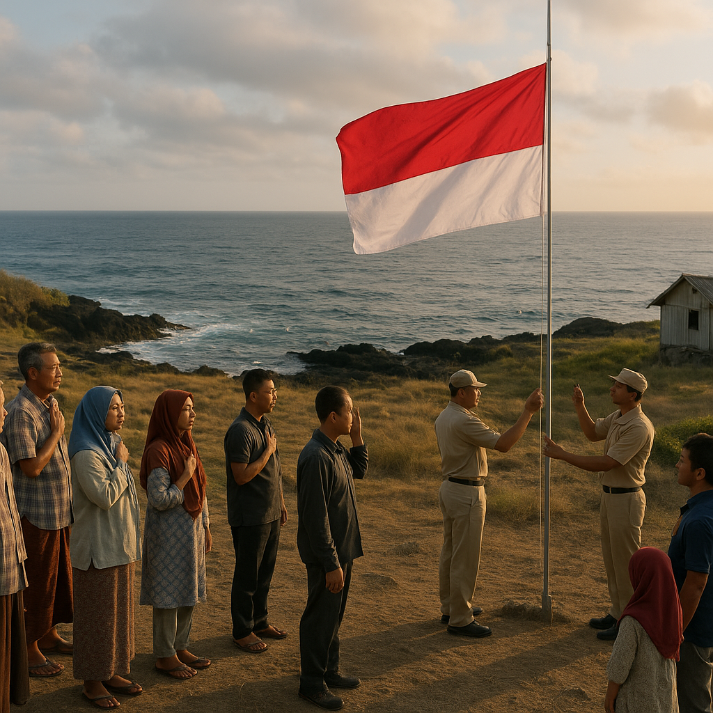 Upacara Bendera di Pulau Ndana: Ritual Mingguan Penegasan NKRI di Selatan Nusa Tenggara