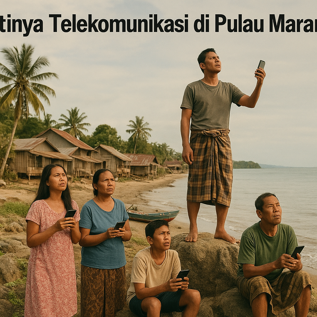Matinya Telekomunikasi di Pulau Marampit: 'Seperti Kembali ke Zaman Batu' di Ujung Laut Sulawesi