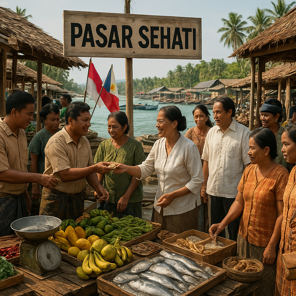 Pasar Sehati di Miangas: Titik Niaga di Pulau Terdepan Filipina-Indonesia