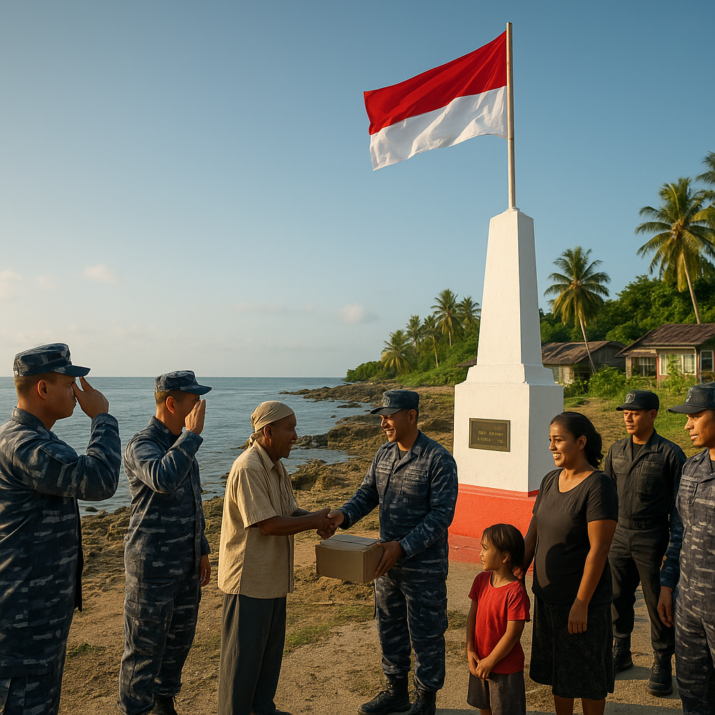 Patroli Gabungan di Pulau Miangas: Menjaga Tugu NKRI di Titik Terluar Utara Nusantara