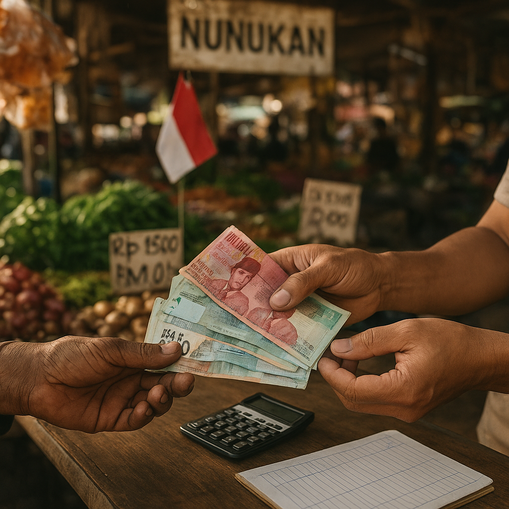 Pasar Bebas Batas di Nunukan: Di Mana Rupiah dan Ringgit Bercampur dalam Satu Transaksi