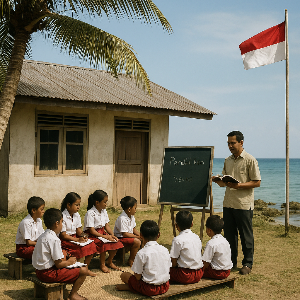 Sekolah di Pulau Marore: Pendidikan di Titik Terluar Laut Sulawesi
