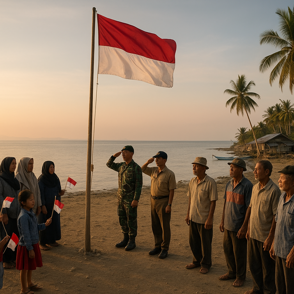 Bendera di Ujung Tiang: Upacara 17 Agustus di Pulau Miangas, Wilayah Terdepan NKRI yang Berbatasan dengan Filipina