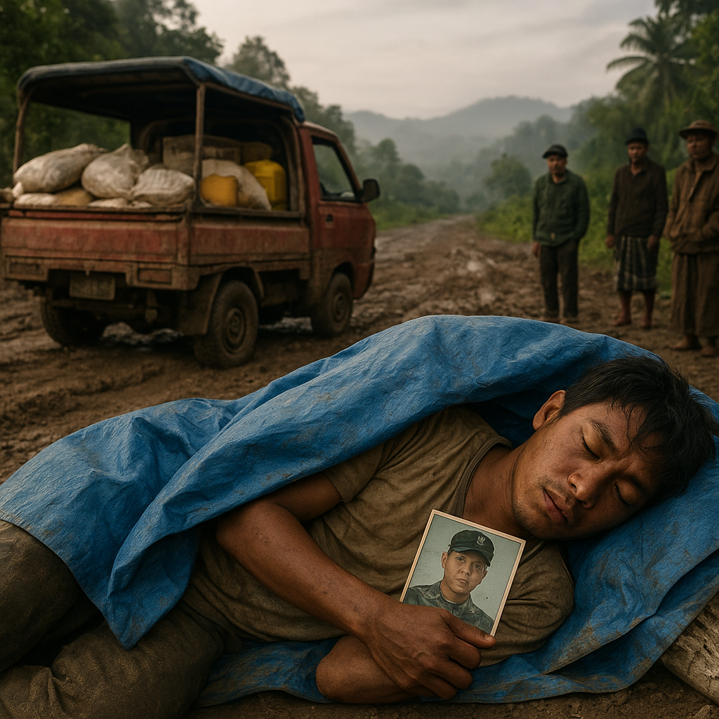 Kisah Pemuda Perbatasan Krayan Kaltara, Tidur Berselimut Terpal di Atas Tanah, Ingin jadi TNI