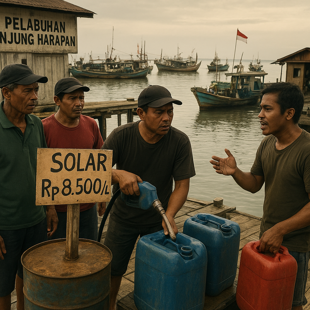 Suara Perbatasan: Nelayan di Nunukan Keluhkan Pasokan Solar Langka dan Harga Mahal