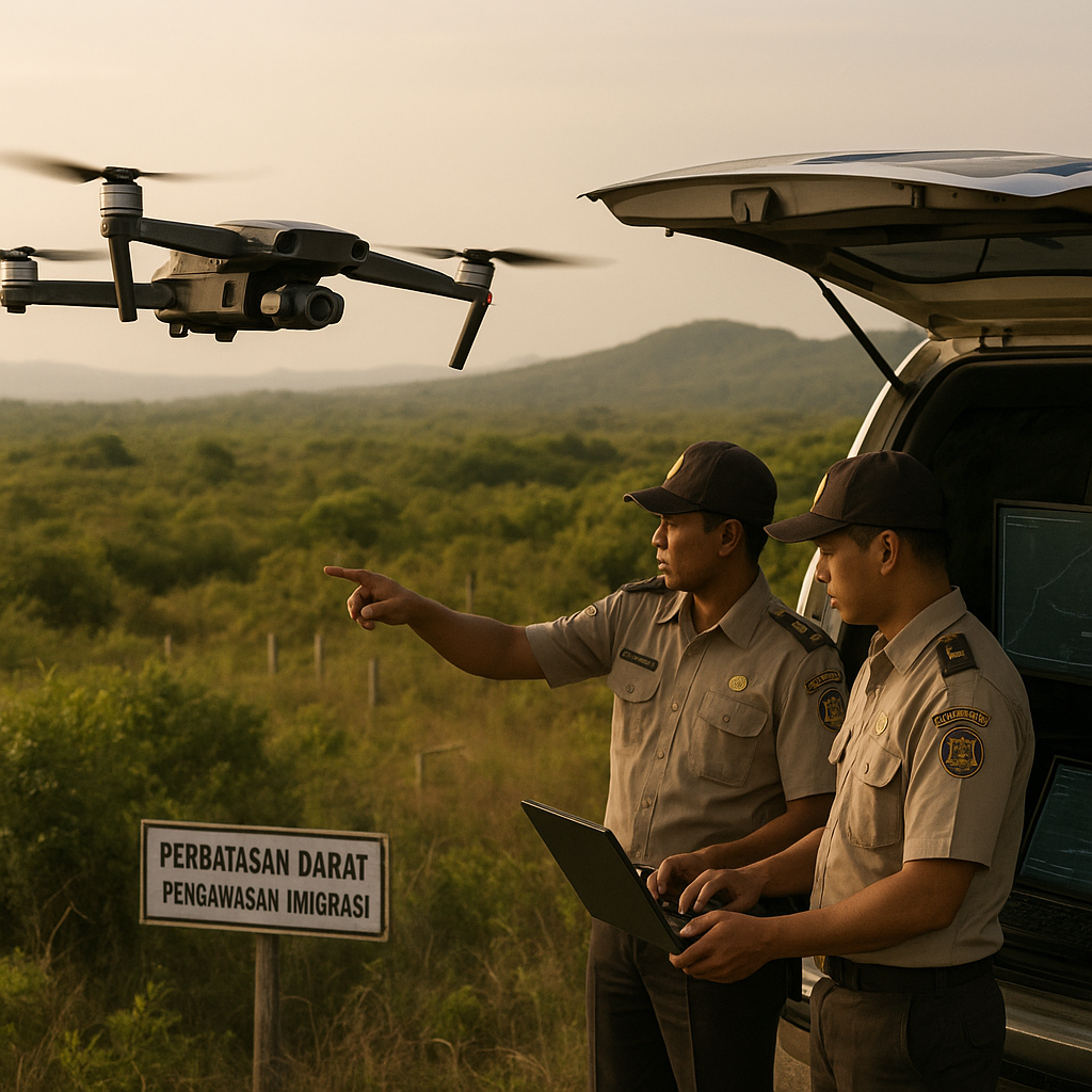 Pagar Digital dan Drone: Imigrasi Bentengi Perbatasan Darat 3.111 Km dengan Teknologi
