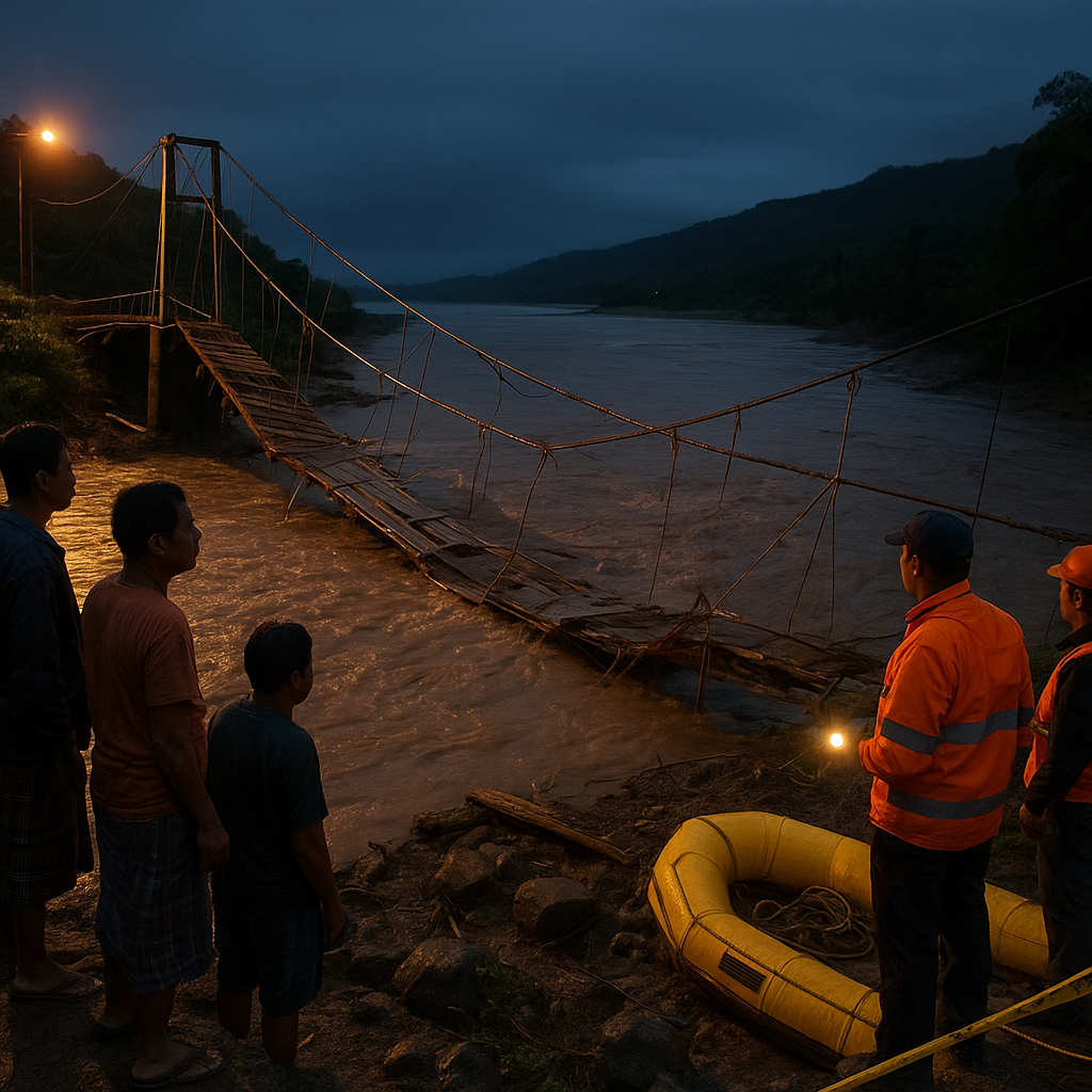 Jembatan Gantung Putus di NTT, Warga Perbatasan Laut Terisolasi