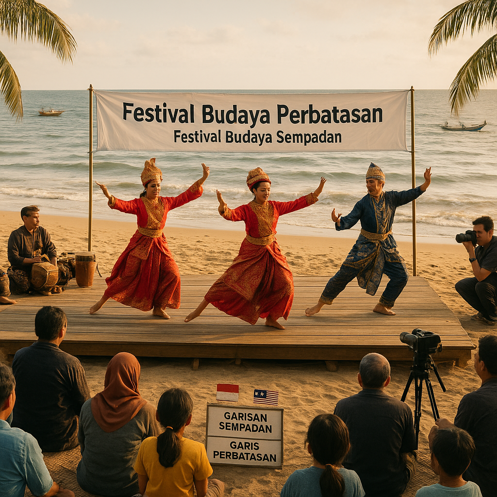 Festival Budaya Perbatasan di Sebatik: Harmoni Indonesia-Malaysia di Pulau Terbagi