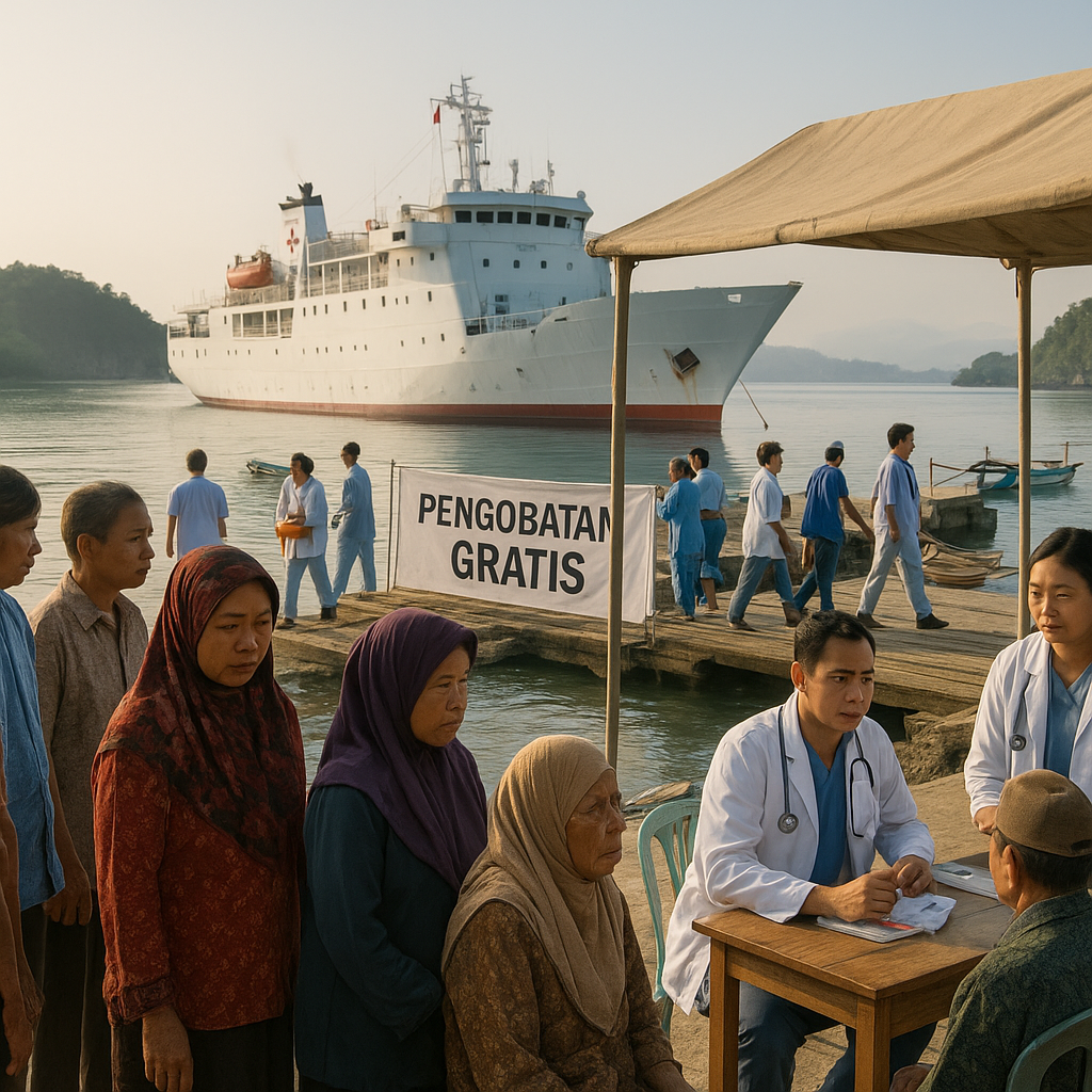 Pengobatan Gratis di Pulau Lingga: Layanan Kesehatan di Ujung Barat Laut RI