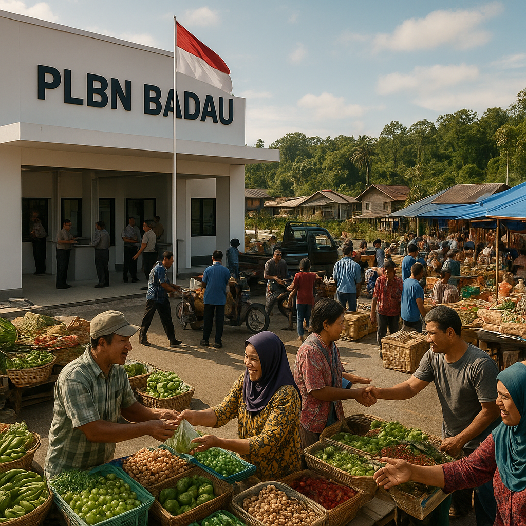 PLBN Badau, Gerbang Indonesia di Kalimantan Barat yang Menumbuhkan Ekonomi Warga