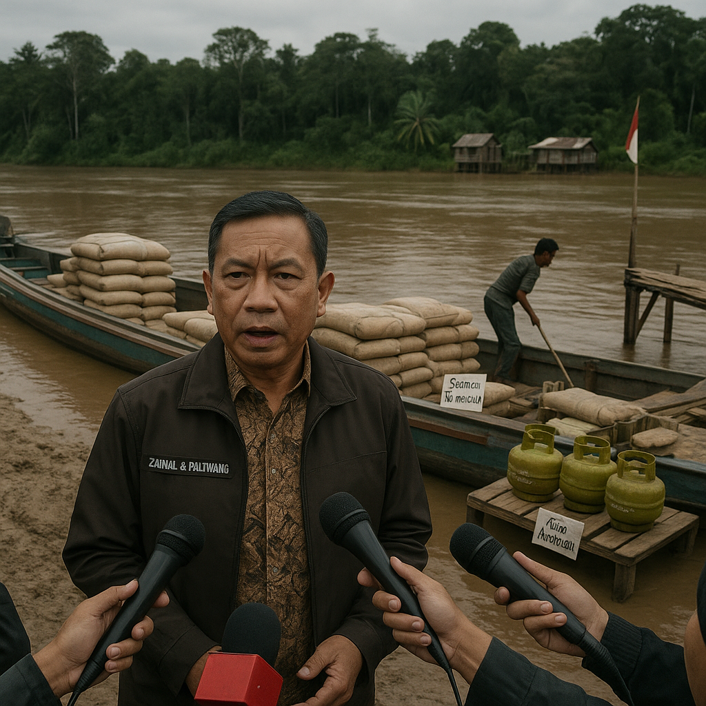 Gubernur Kaltara Sampaikan Ketimpangan Harga dan Infrastruktur di Perbatasan