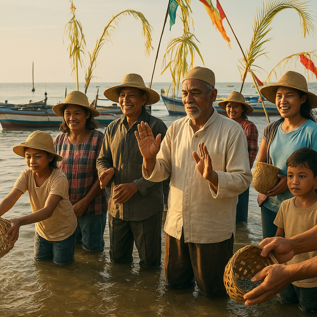 Warga Pulau Sebatik Gelar Tradisi 'Pesta Laut' untuk Dukung Ketahanan Pangan Perbatasan