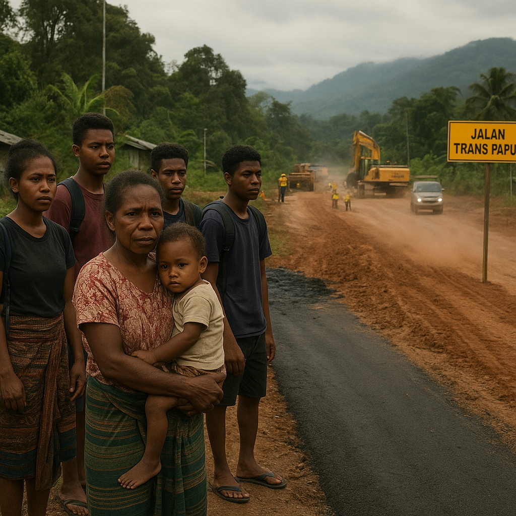 Warga Skouw Berharap Jalan Trans-Papua Segera Tersambung Sempurna