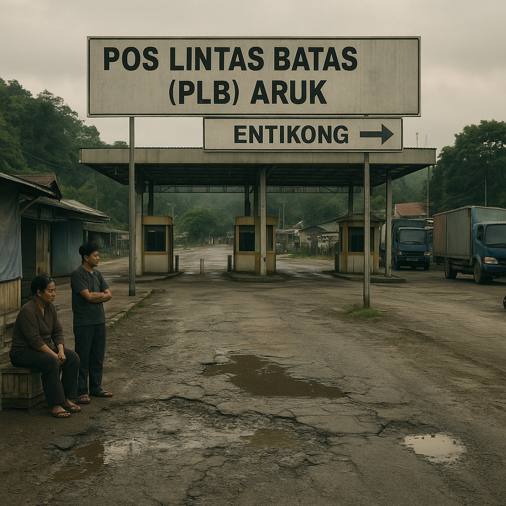 Pos Lintas Batas (PLB) Aruk Sepi: Dampak Penghentian Penerbangan Kualanamu ke Entikong