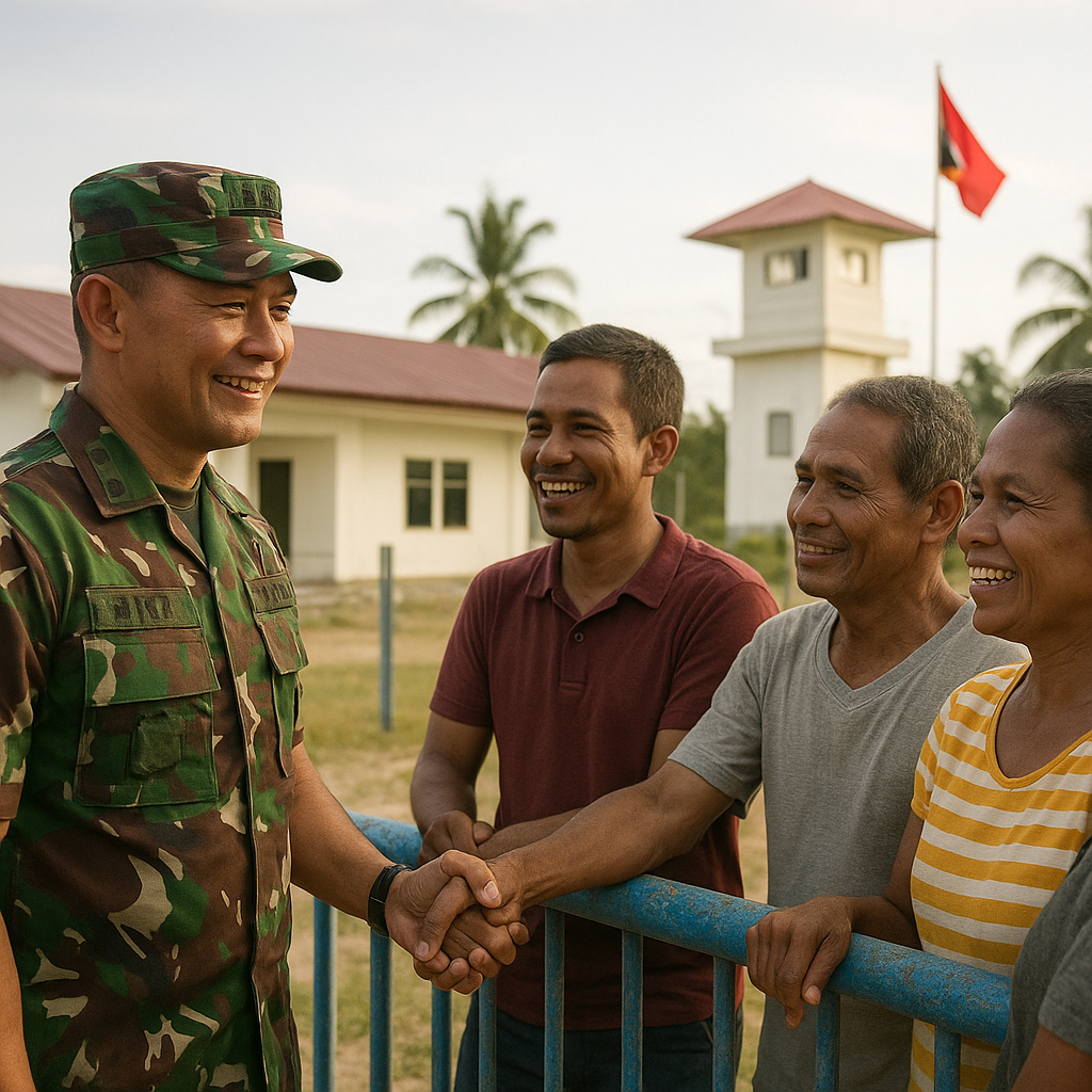 Dandim Motaain: 'Batas Negara Hanya di Peta, di Sini Kami Saudara dengan Warga Timor Leste'