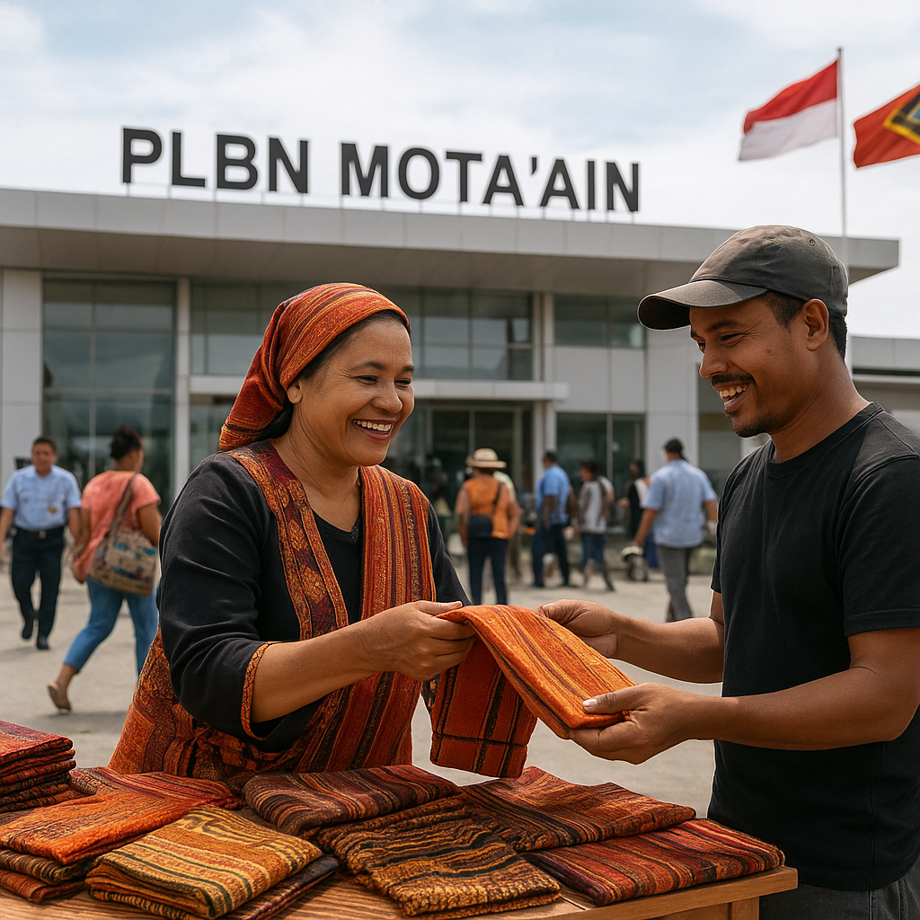 Pembangunan Pos Lintas Batas di Motaain Rampung, Roda Ekonomi Mulai Bergulir