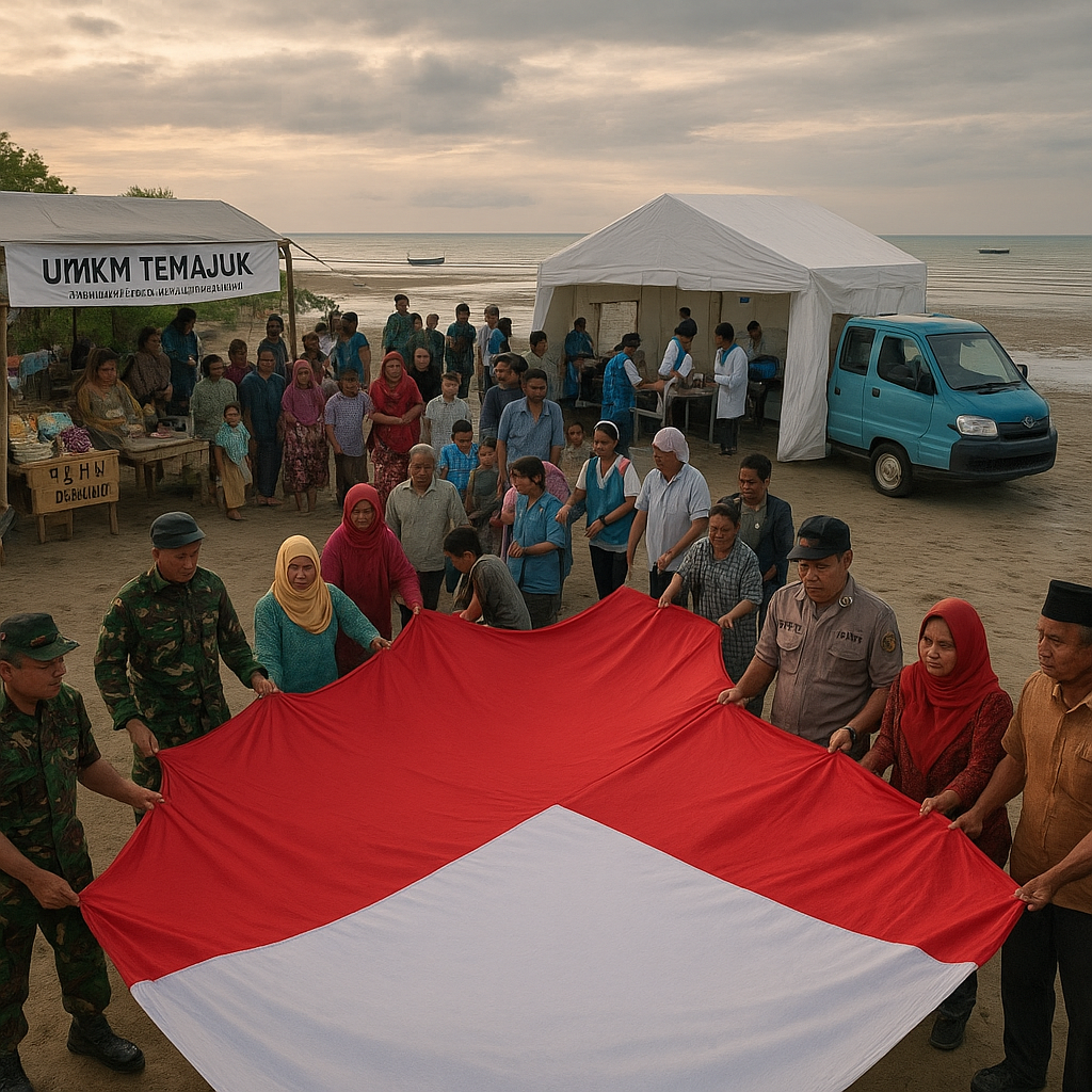 Ekspedisi Batas Negeri Hadir di Temajuk, “Ekor Kalimantan” yang Menjadi “Muka Indonesia”
