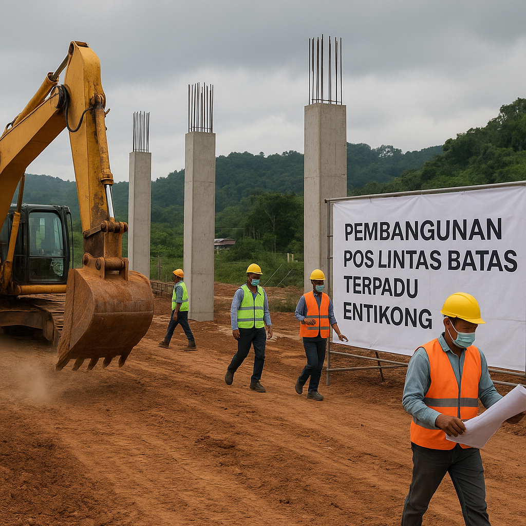 Pembangunan Pos Lintas Batas Terpadu di Entikong: Harapan Baru Perbatasan Kalbar