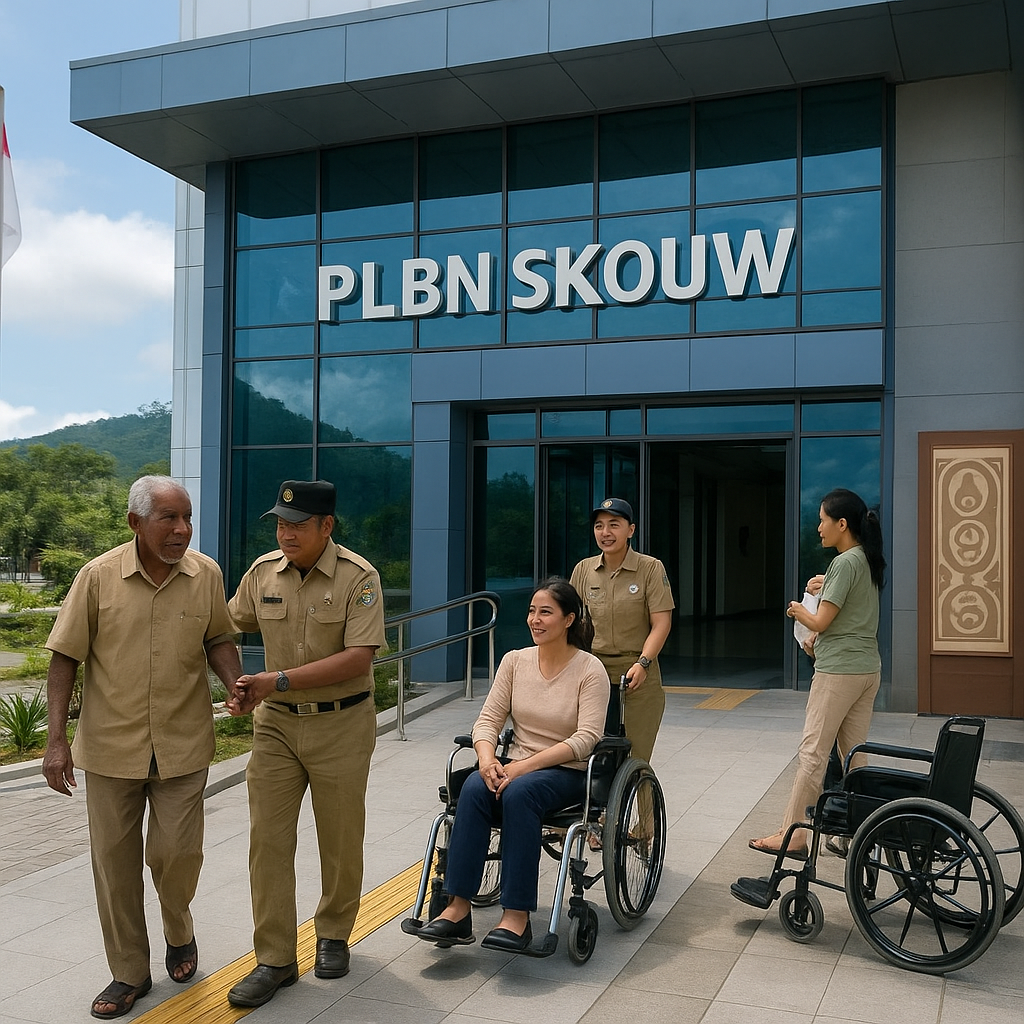 PLBN Skouw Resmikan Fasilitas Baru: Layanan Ramah Lansia dan Disabilitas