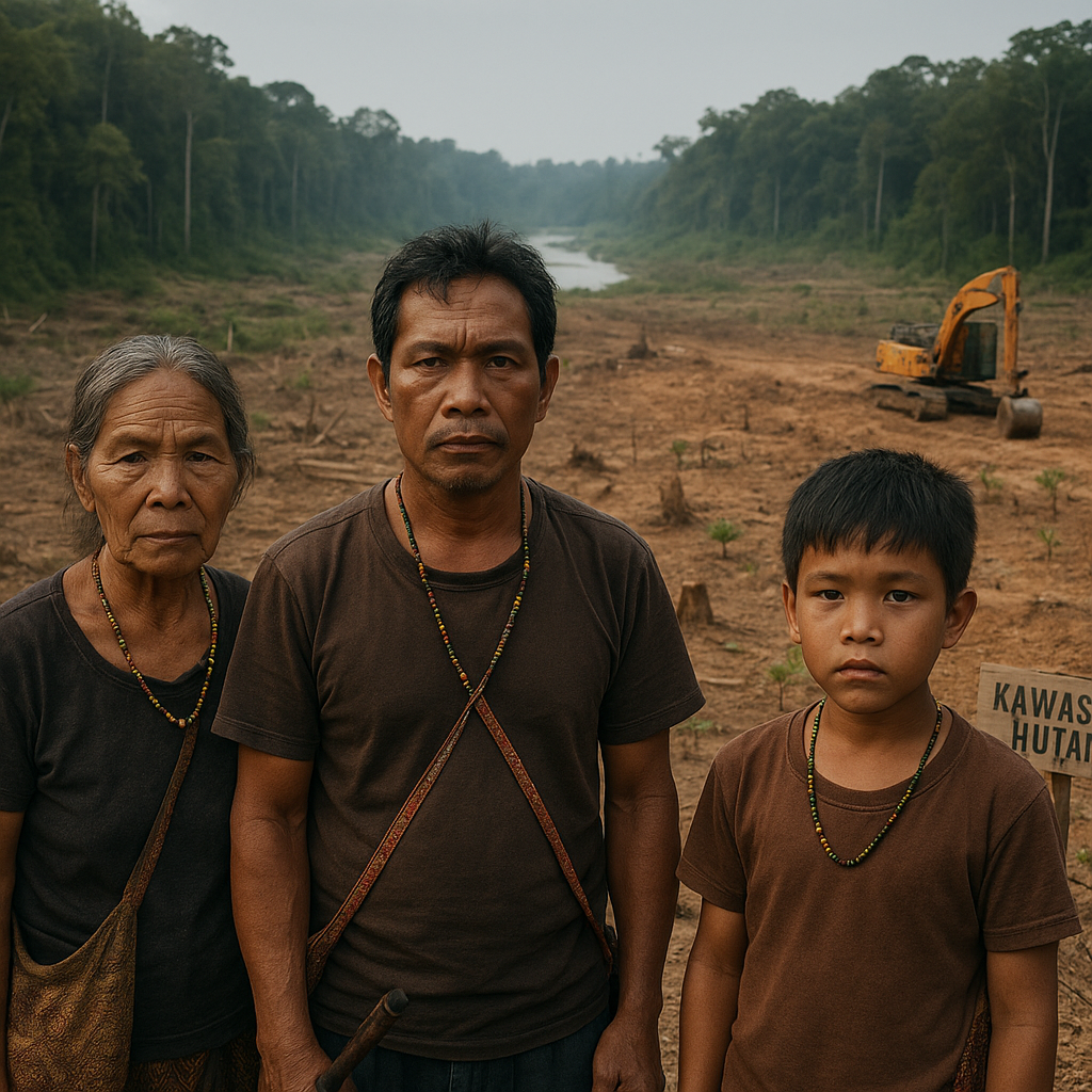 Masyarakat Adat Dayak Punan di Perbatasan Kalimantan: Lahan Kami Terancam