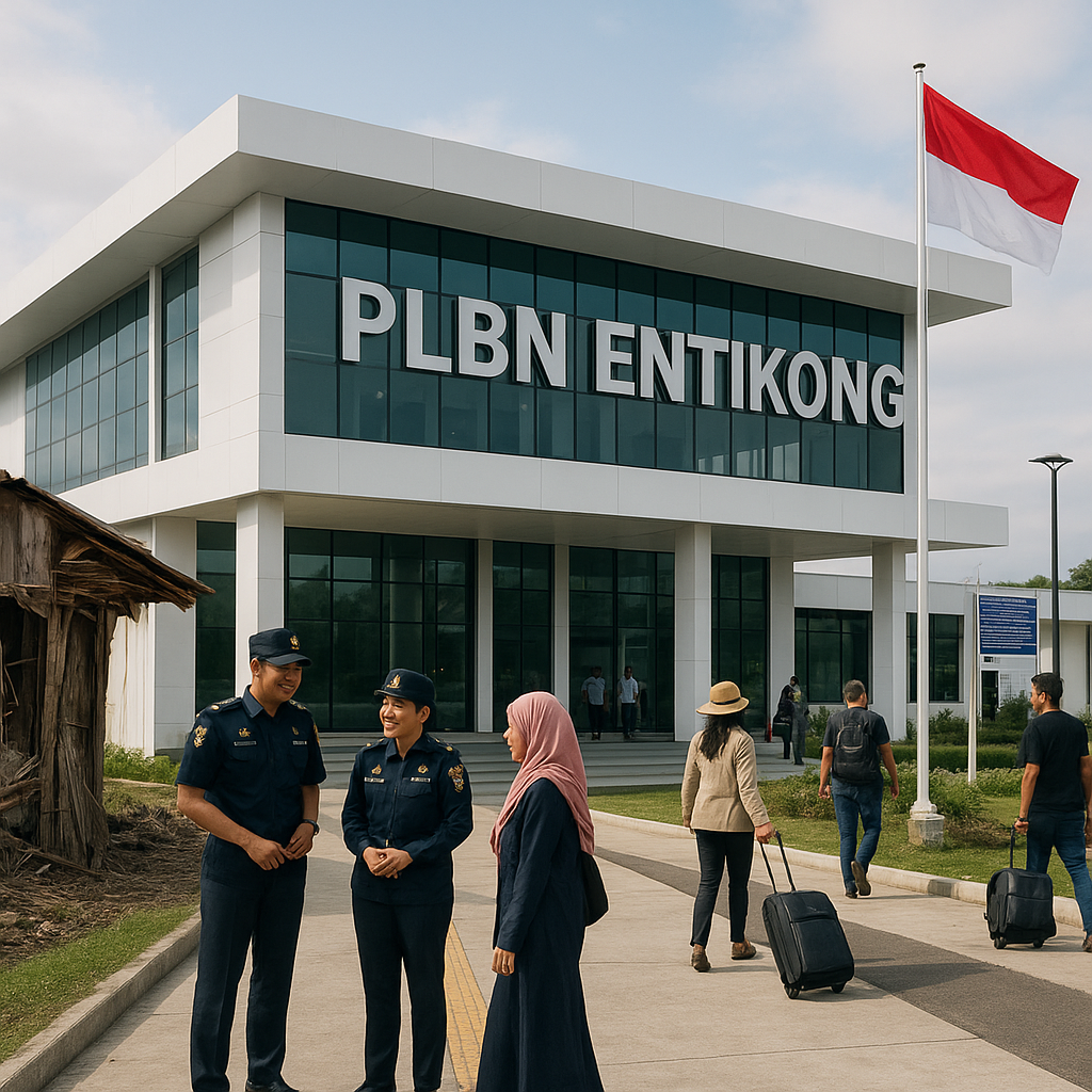 Wajah Baru Pos Lintas Batas Entikong: Dari Gubuk Bambu ke Gedung Modern