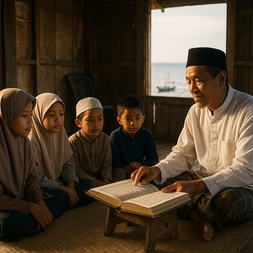 Kisah Guru Ngaji di Atap Indonesia: Mengajar di Pulau Marore