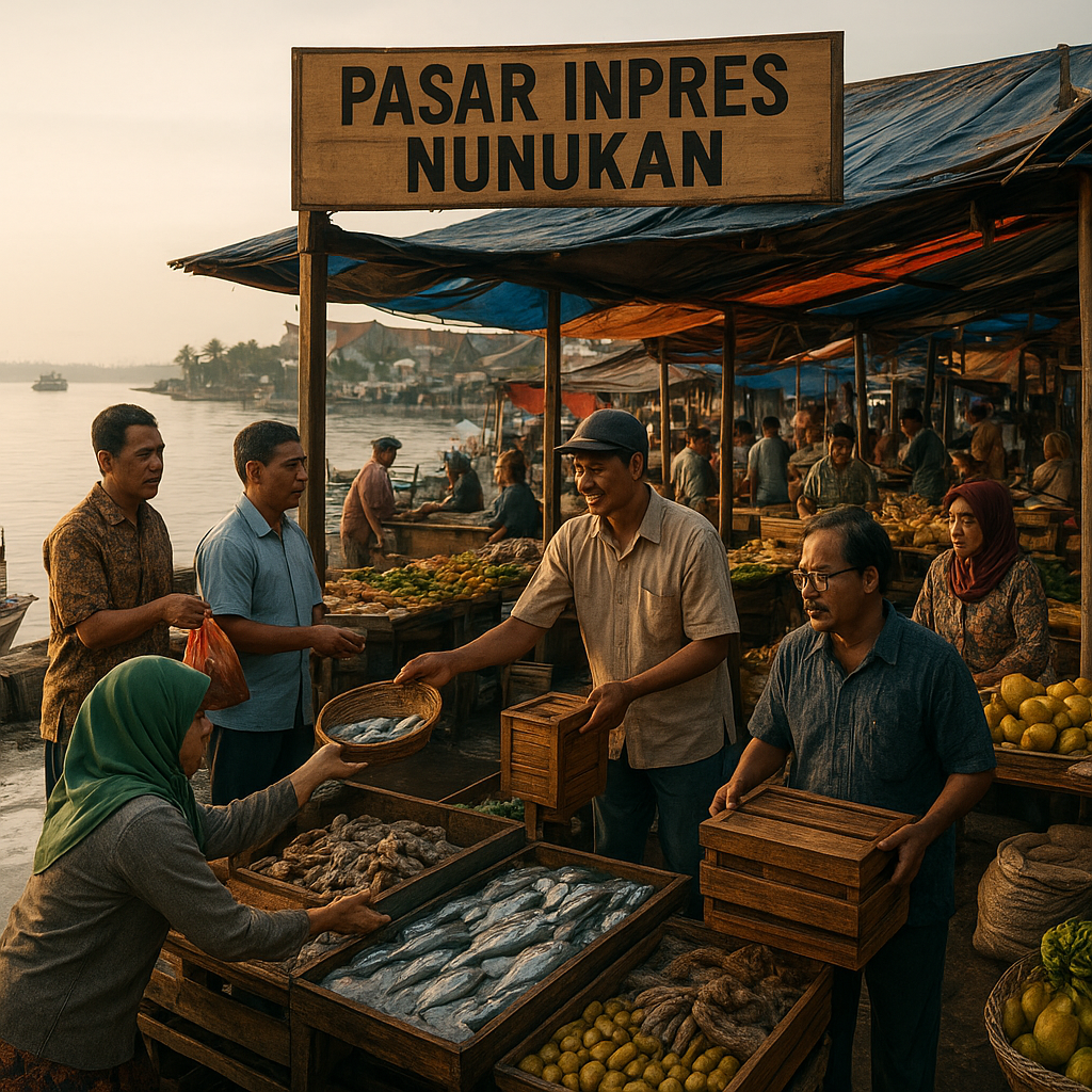 Pasar Tradisional Nunukan: Semangat Dagang di Perbatasan Laut