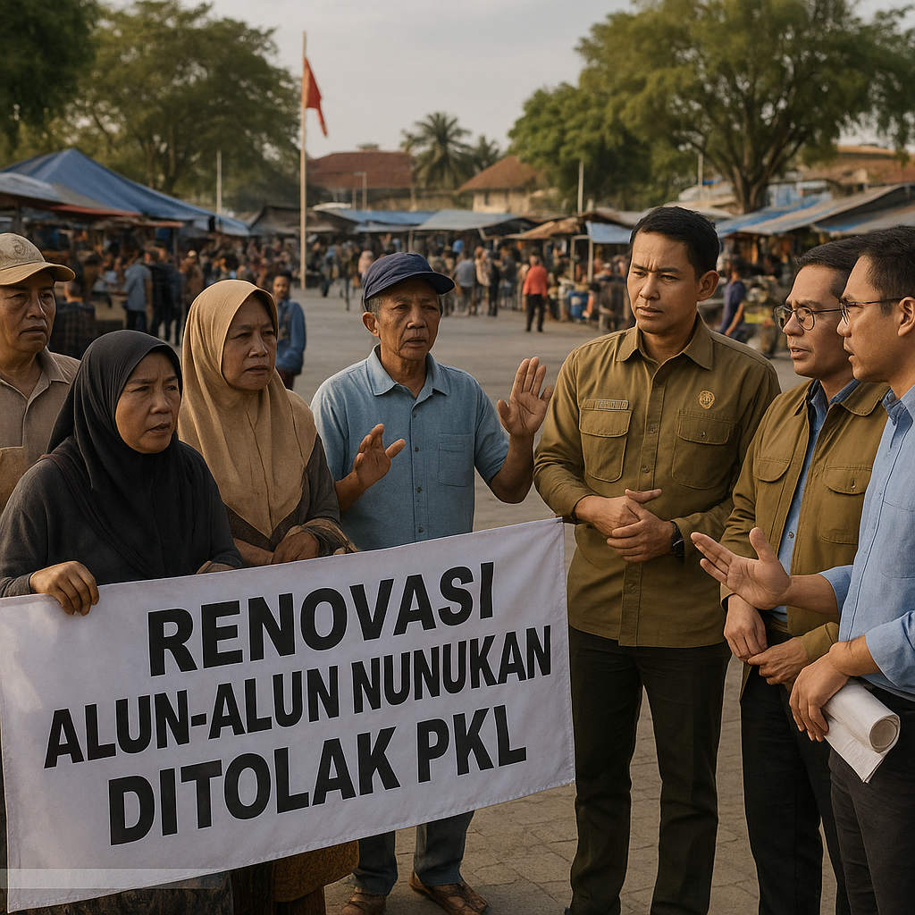 Renovasi Alun-alun Nunukan Ditolak PKL, Pemkab Jelaskan Konsep Relokasi