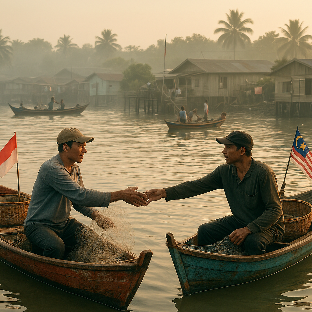 Satu Pulau Dua Negara, Begini Keseharian Nelayan di Perbatasan Sebatik