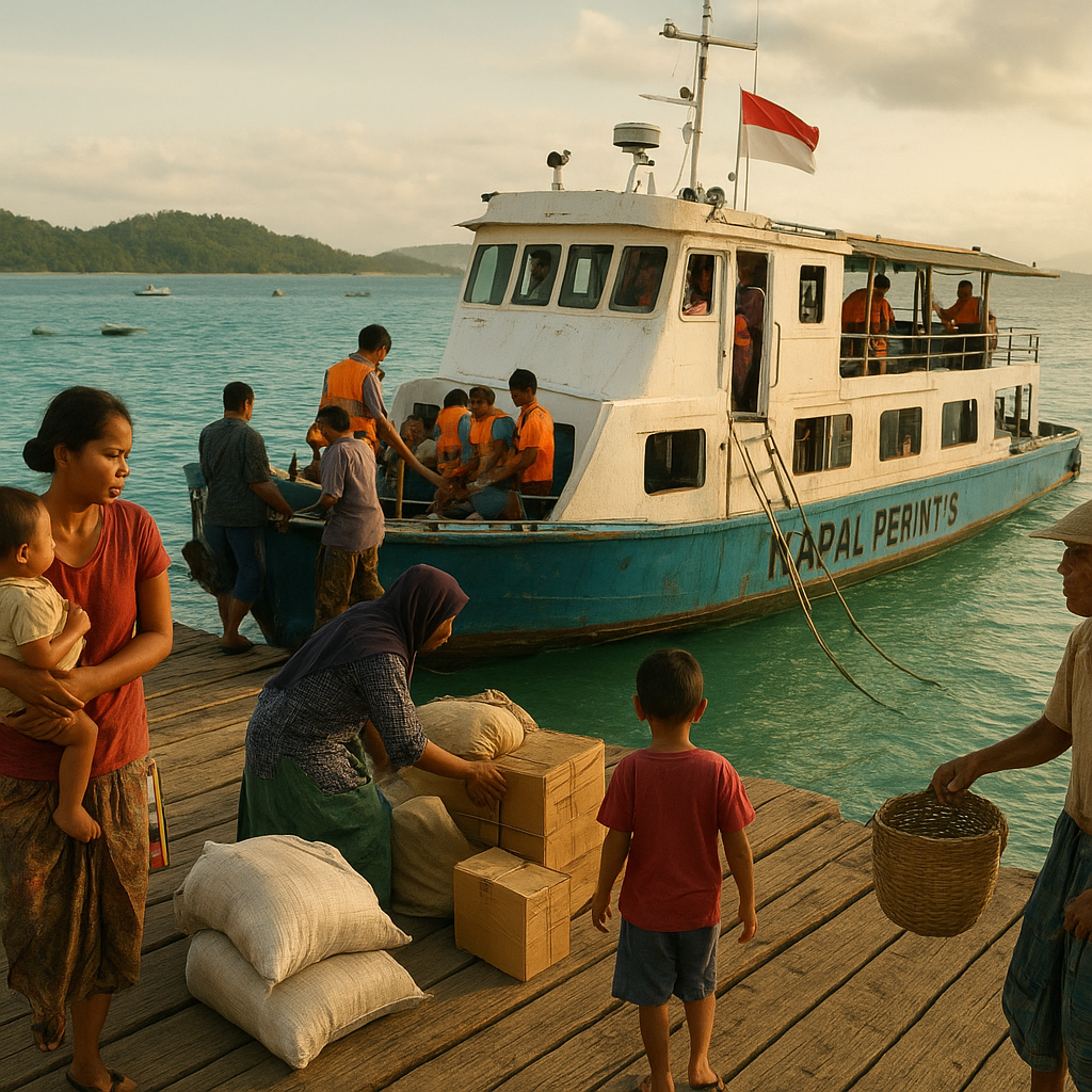 Kapal Perintis Jadi Tulang Punggung Warga Pulau Terluar di Maluku
