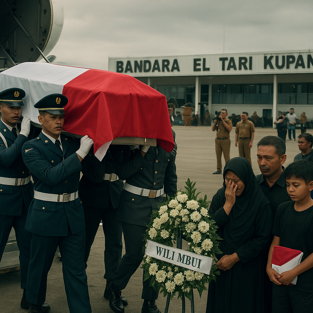 Duka NTT di Perbatasan Papua: Jenazah Pengabdi Pulang dengan Penghormatan Terakhir