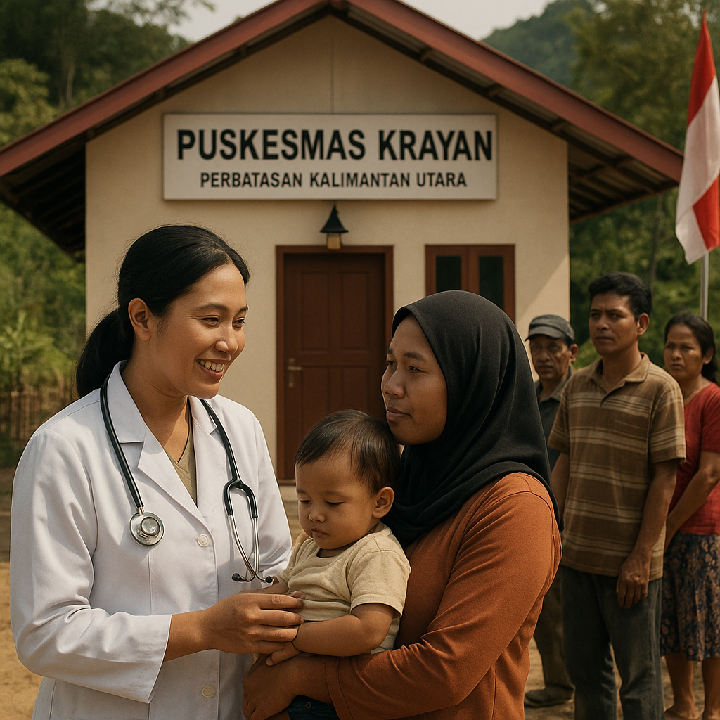 Rumah Sehat di Perbatasan: Puskesmas Baru di Kecamatan Krayan