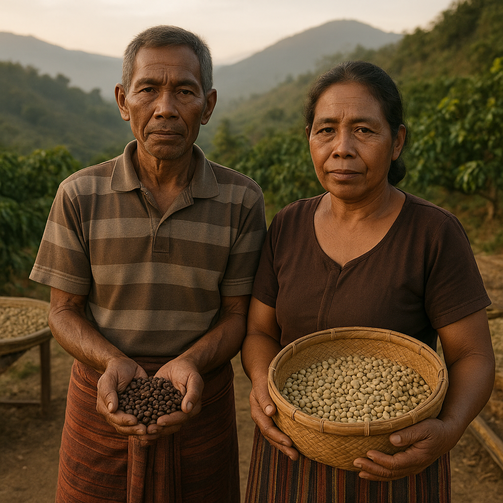 Potret Garis Depan: Petani Kopi di Perbatasan Timor Leste Berjuang Hasilkan Biji Emas