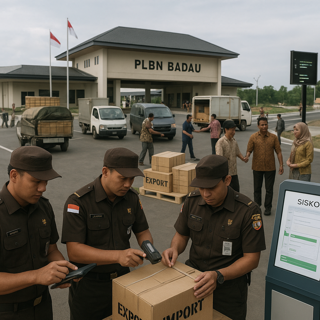 Potret Garis Depan: Aktivitas Ekspor Impor di PLBN Badau-Bengkayang Menggeliat